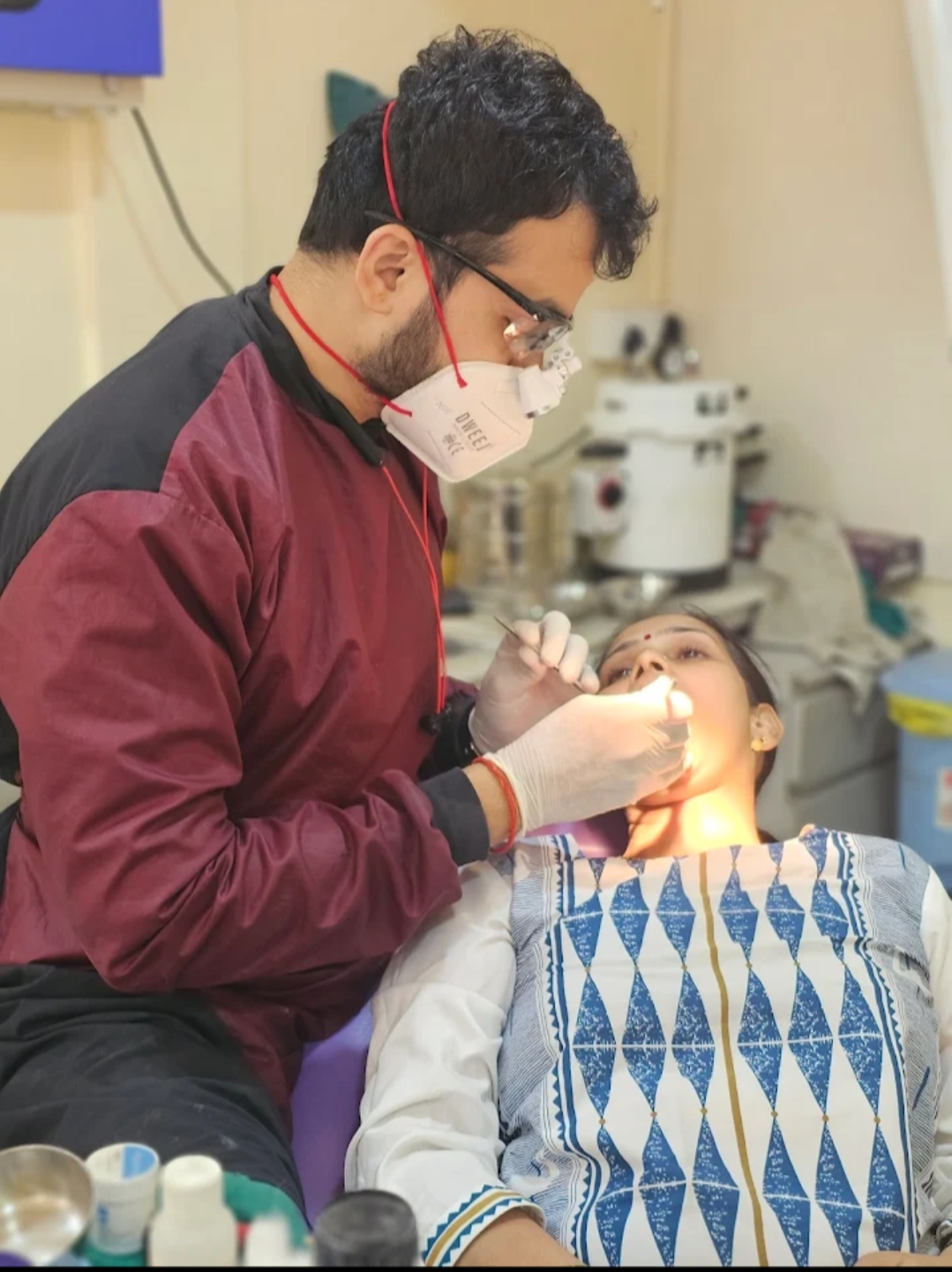 Dr. Akshay Gandhi Treating Patient